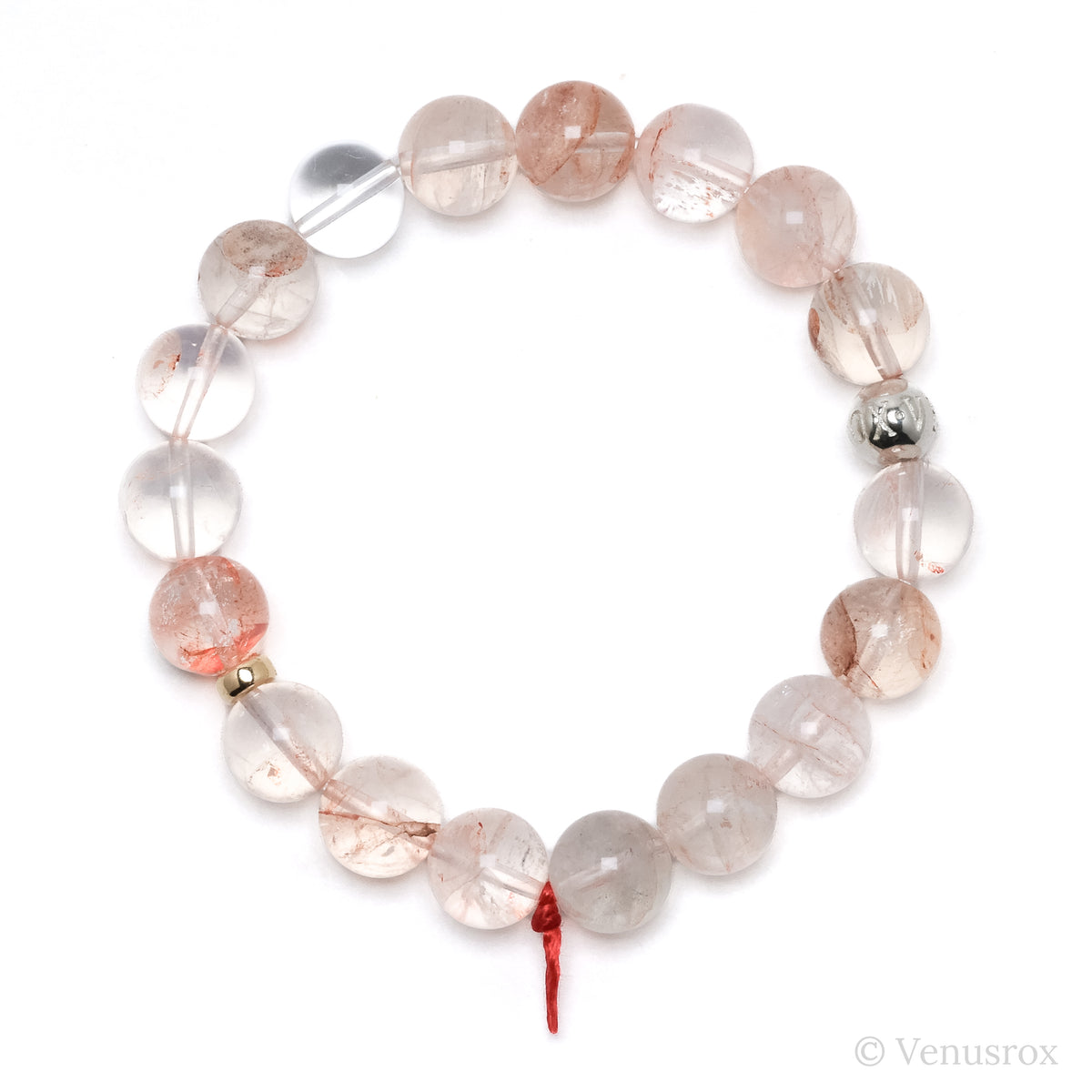 Hematoid Quartz Bracelet from Madagascar | Venusrox