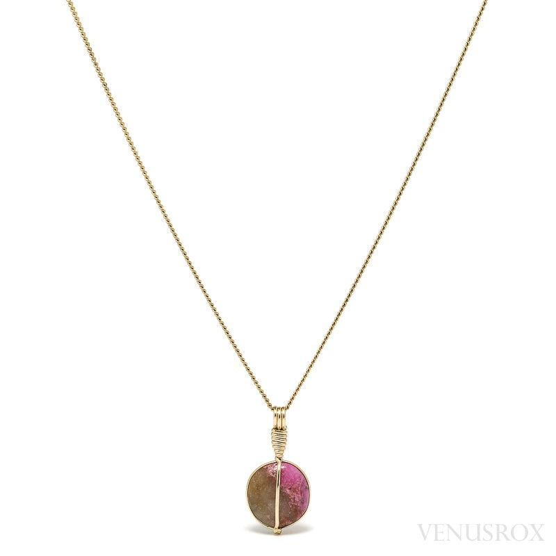 Calcite Cobaltoan Polished Crystal Pendant from Morocco | Venusrox