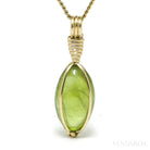Peridot Polished Crystal Pendant from the Kaghan Valley, Pakistan | Venusrox