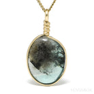 Fluorite/Galena Polished Crystal Pendant from Diana Maria Mine, England