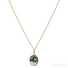 Fluorite/Galena Polished Crystal Pendant from Diana Maria Mine, England