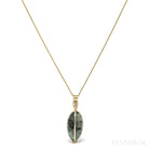 Fluorite/Galena Polished Crystal Pendant from Diana Maria Mine, England | Venusrox