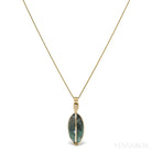 Fluorite/Galena Polished Crystal Pendant from Diana Maria Mine, England | Venusrox