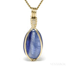 Blue Kyanite Polished Crystal Pendant from Nepal | Venusrox