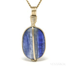 Blue Kyanite Polished Crystal Pendant from Nepal | Venusrox