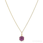 Ruby Polished Crystal Pendant from India | Venusrox
