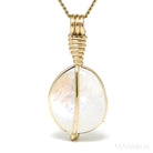 Rainbow Moonstone Polished Crystal Pendant from India | Venusrox