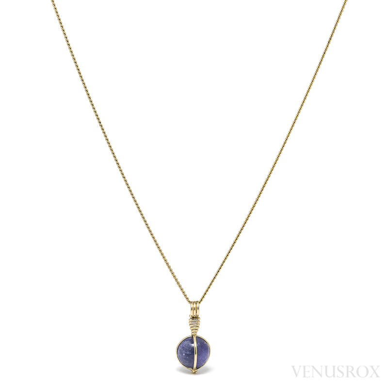 Natural Tanzanite Polished Crystal Pendant from Tanzania | Venusrox