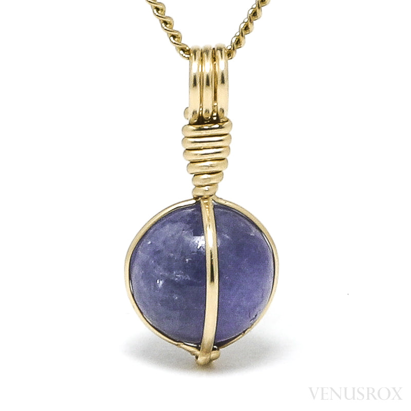 Natural Tanzanite Polished Crystal Pendant from Tanzania | Venusrox