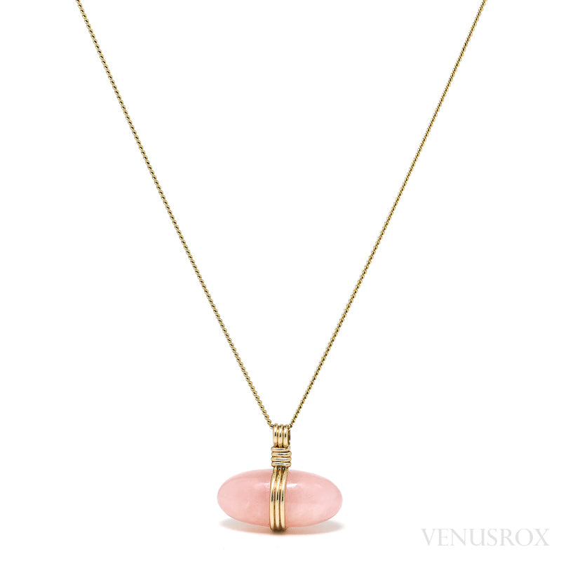 Morganite Polished Crystal Pendant from Brazil | Venusrox