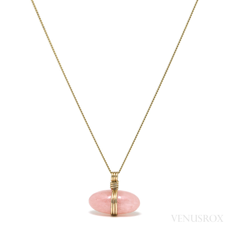 Morganite Polished Crystal Pendant from Brazil | Venusrox