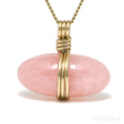 Morganite Polished Crystal Pendant from Brazil | Venusrox