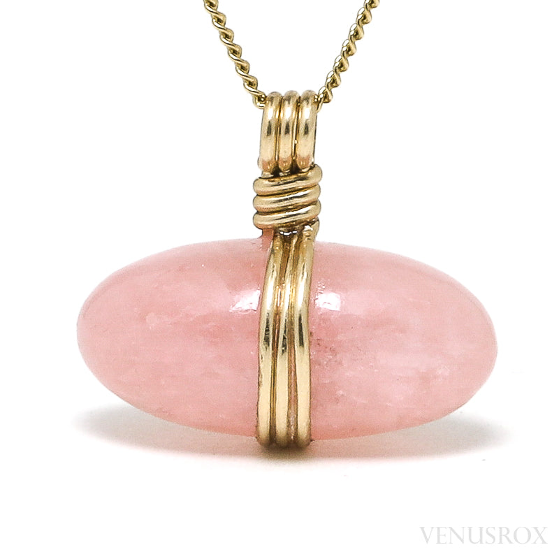 Morganite Polished Crystal Pendant from Brazil | Venusrox