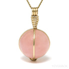 Morganite Polished Crystal Pendant from Brazil | Venusrox