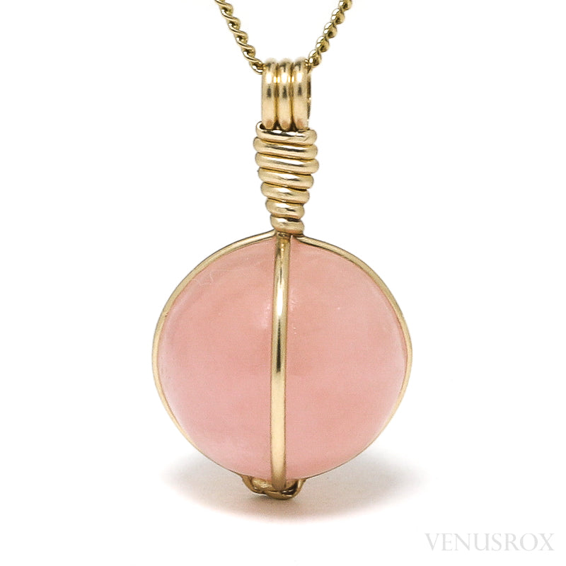 Morganite Polished Crystal Pendant from Brazil | Venusrox