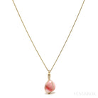 Tugtupite Polished Crystal Pendant from Tugtup Agtâkorfia, Narsaq municipality, Greenland | Venusrox