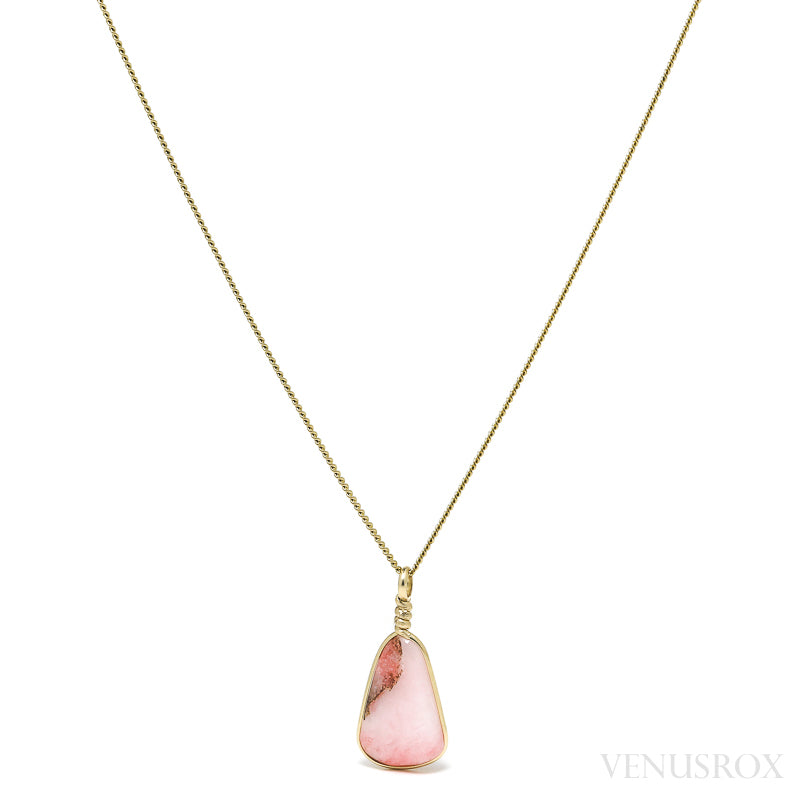 Tugtupite Polished Crystal Pendant from Tugtup Agtâkorfia, Narsaq municipality, Greenland | Venusrox