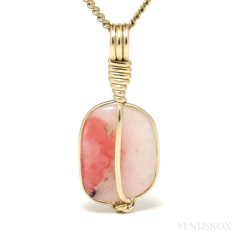 Tugtupite Polished Crystal Pendant from Tugtup Agtâkorfia, Narsaq municipality, Greenland | Venusrox