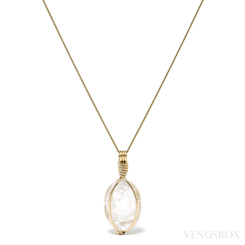 Danburite Polished Crystal Pendant from Mexico | Venusrox