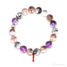 Quartz with Amethyst, Hematite & Goethite Bracelet from Brazil | Venusrox