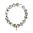 Chlorite Phantom Quartz Bead Bracelet from Brazil | Venusrox