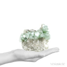 Green Apophyllite & Stilbite on Matrix Cluster from Pune District, Maharashtra, India | Venusrox