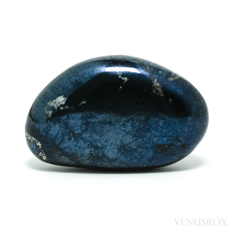 Covellite with Pyrite Polished Crystal from Peru | Venusrox