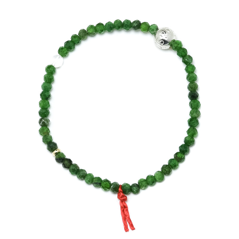 Chrome Diopside Bracelet from Russia | Venusrox