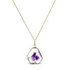 Brandberg Amethyst Quartz Polished Slice Pendant | Venusrox
