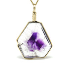 Brandberg Amethyst Quartz Polished Slice Pendant | Venusrox