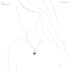 Brandberg Amethyst Quartz Polished Slice Pendant | Venusrox