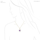 Brandberg Amethyst Quartz Polished Slice Pendant | Venusrox