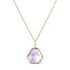 Brandberg Amethyst Quartz Polished Slice Pendant | Venusrox