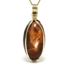 Sunstone Polished Crystal Pendant from India | Venusrox