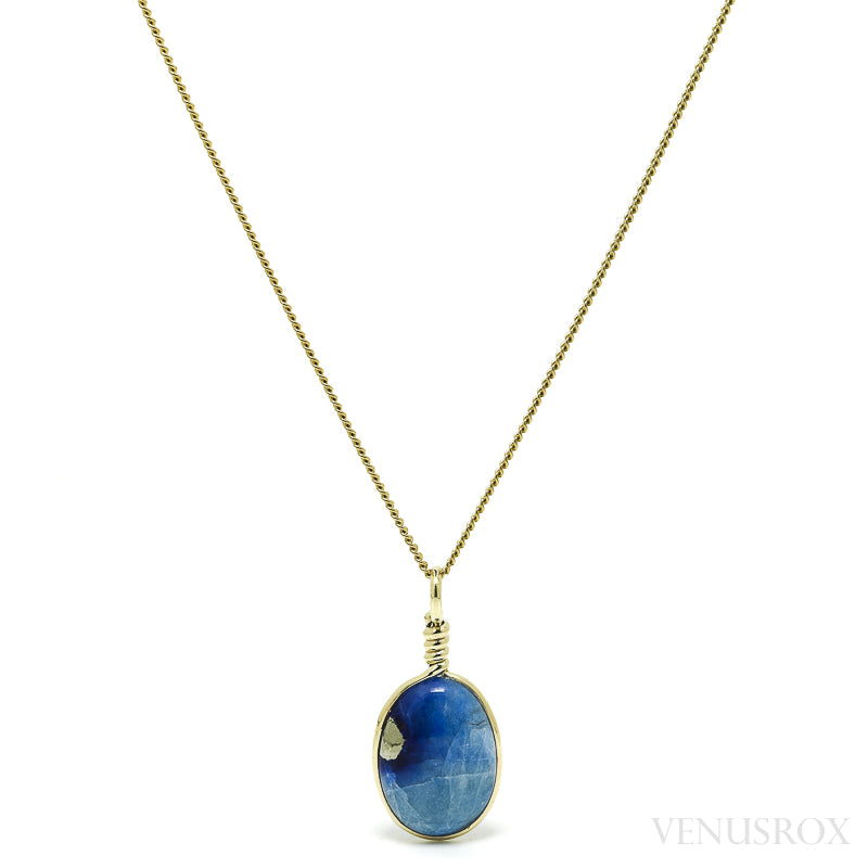 Afghanite with Pyrite Polished Crystal Pendant from Afghanistan | Venusrox