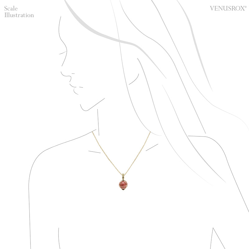 Rhodochrosite Polished Sphere Pendant from Argentina | Venusrox