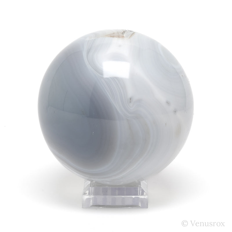 Amethyst with Agate Geode Sphere from Brazil | Venusrox