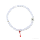 Blue Chalcedony Bead Bracelet from Malawi | Venusrox