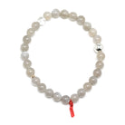 Grey Moonstone Bead Bracelet from India | Venusrox
