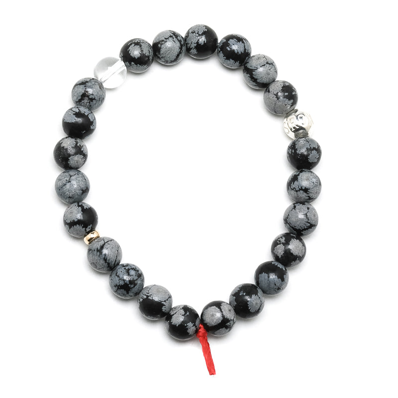 Snowflake Obsidian Bracelet from Mexico | Venusrox
