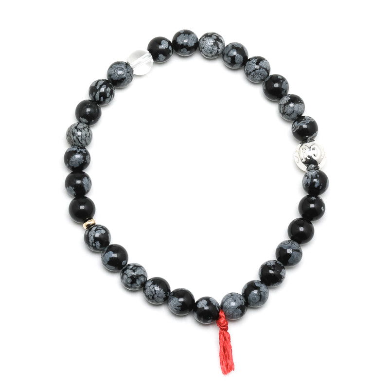 Snowflake Obsidian Bracelet from Mexico | Venusrox