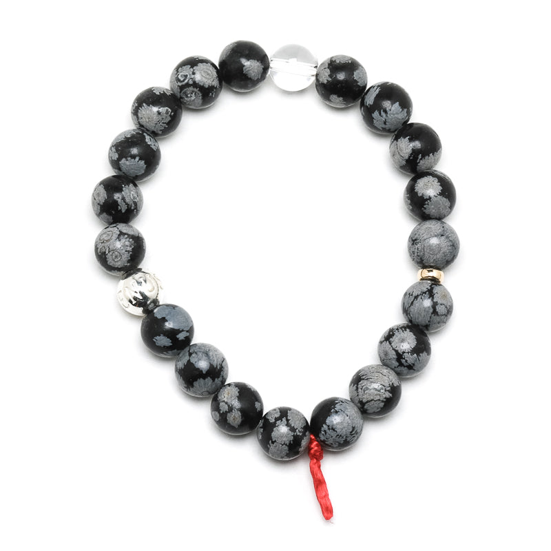 Snowflake Obsidian Bracelet from Mexico | Venusrox