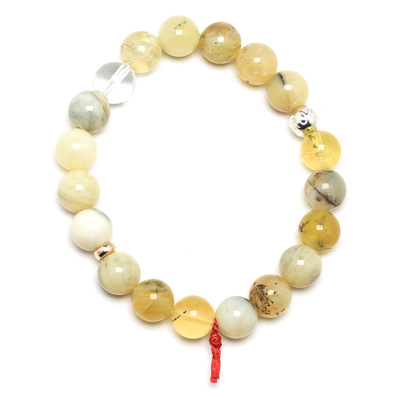 Yellow Opal Bead Bracelet from Mexico | Venusrox
