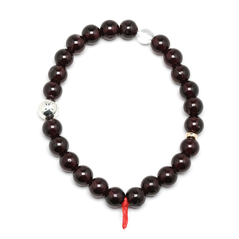 Almandine Garnet Bracelet from India | Venusrox