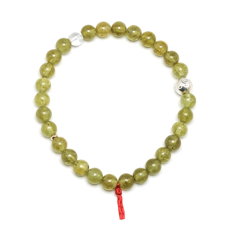 Green Garnet Bracelet from Tanzania | Venusrox
