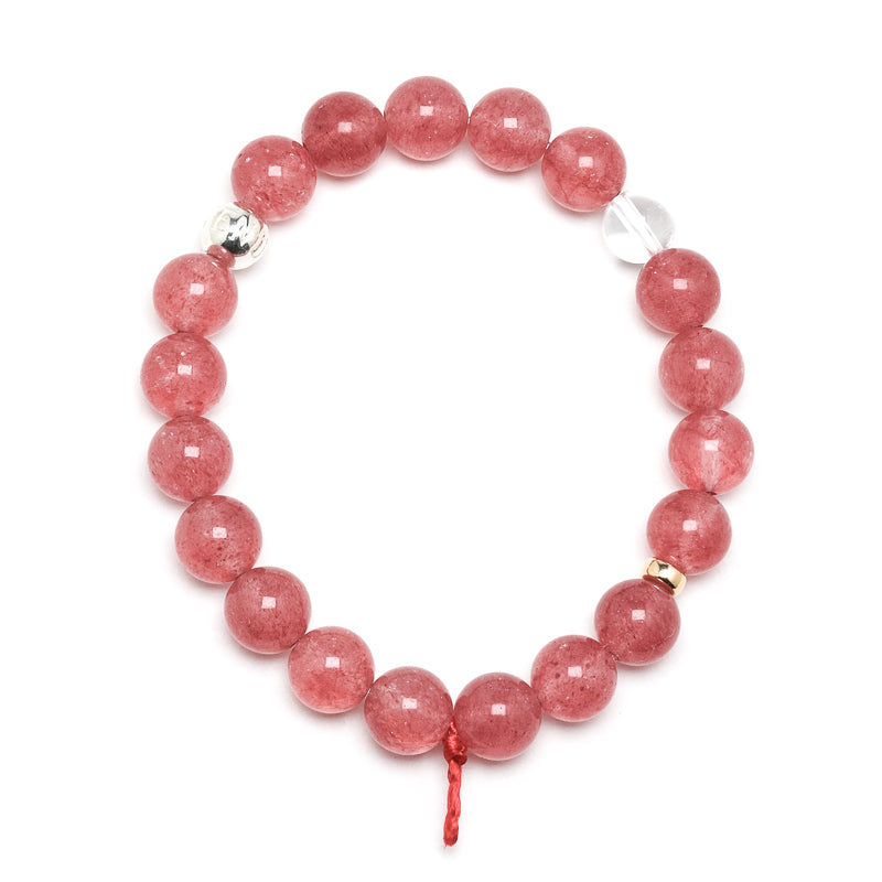 Strawberry Quartz Bracelet from Tanzania | Venusrox