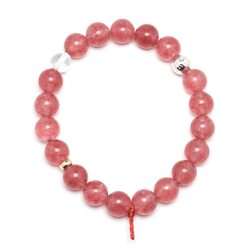 Strawberry Quartz Bracelet from Tanzania | Venusrox