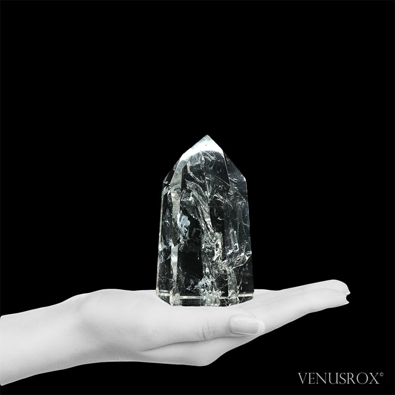 Smoky Lemurian Quartz Polished Point from Brazil | Venusrox