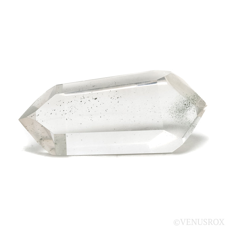 Chlorite Phantom Quartz Polished Double Terminated Point from Brazil | Venusrox