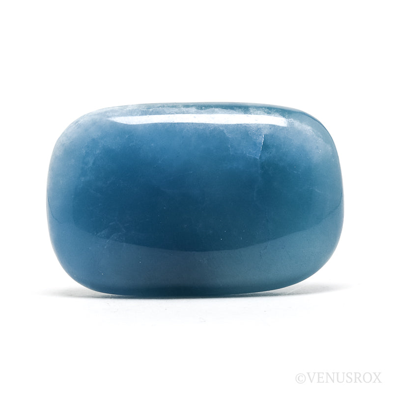 Blue Calcite Polished Crystal from Argentina | Venusrox